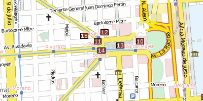 Cabildo de Buenos Aires Stadtplan