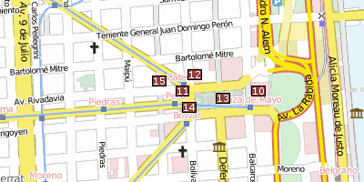 Rathaus Buenos Aires Stadtplan